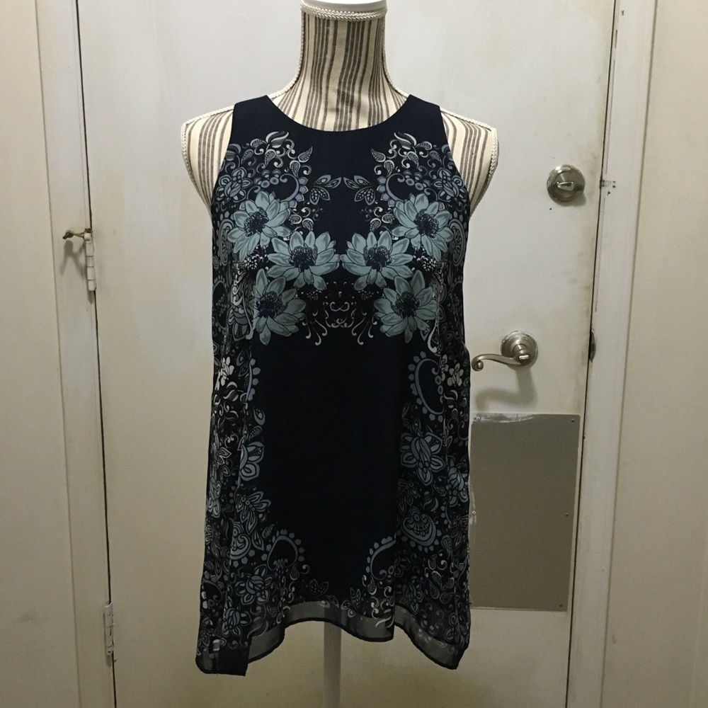 Max Studio Blue Navy top